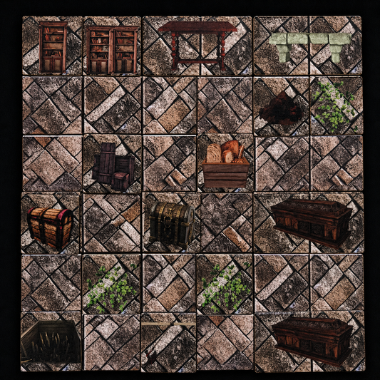 RPG Gelände Höhlen Set – Dungeon Aufbau mit Miniaturen für Dungeons and Dragons Spielleiter