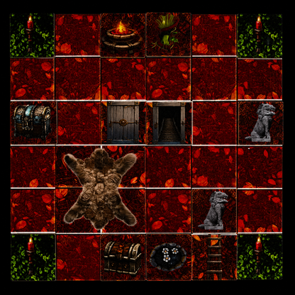 Modulares Fantasy Wald Set – Battle Map Erweiterung Wald  kompatibel mit Dungeons and Dragons