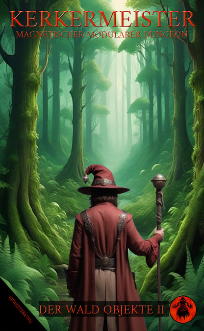 Magnetisches Wald Gelände für D&D – Wald Objekt Erweiterung Front für Pen and Paper Spielleiter