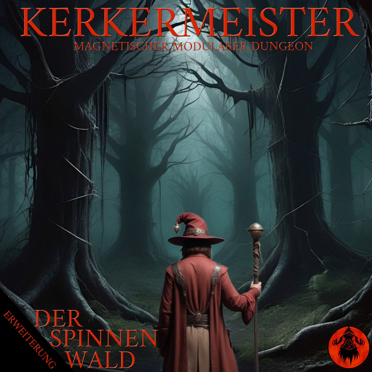 Modulare magnetische Waldteile Spinnenwald Front Starterset Tabletop RPG Zubehör