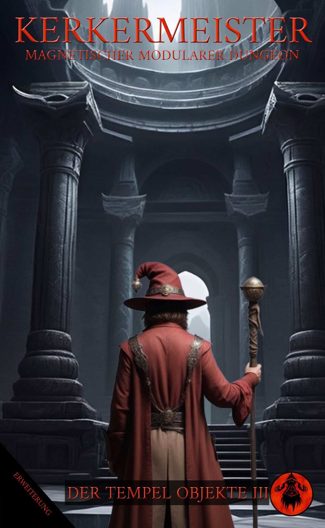 Kerkermeister Tempel Starterset – aufgebauter Dungeon mit Spielfiguren Geschenk Idee