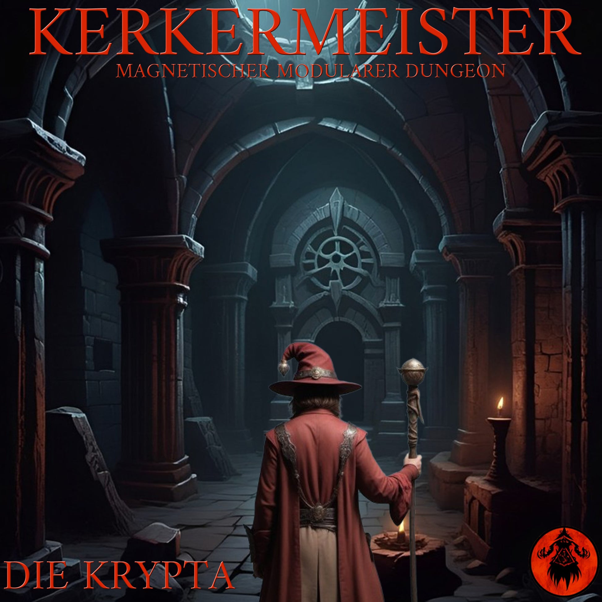 Dungeon Master Geschenk Krypta Set – Krypt Set modularere dungeon vorderseite magnetische Geländeteile