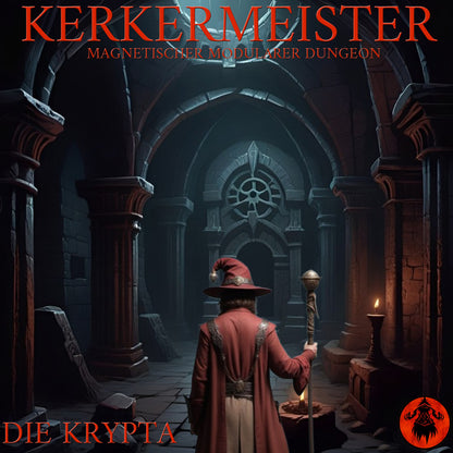 Dungeon Master Geschenk Krypta Set – Krypt Set modularere dungeon vorderseite magnetische Geländeteile