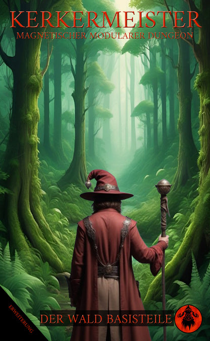 Pen and Paper Wald Battlem Wald Basisteile Vorne Geschenk für Dungeon Master