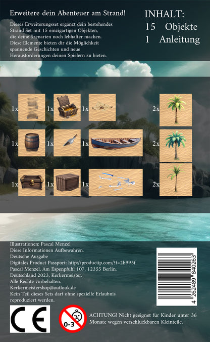 Fantasy Rollenspiel Gelände Strand – Dungeon Aufbau mit Miniaturen für DSA und Pathfinder