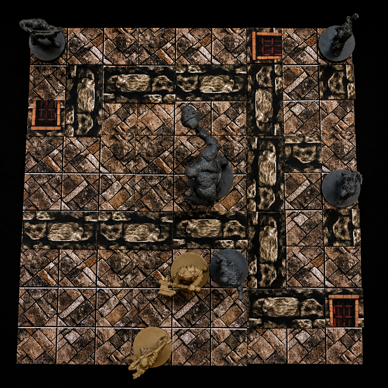 Platzsparende Battlemap Höhle – Verpackung des Kerkermeister Höhlen Sets