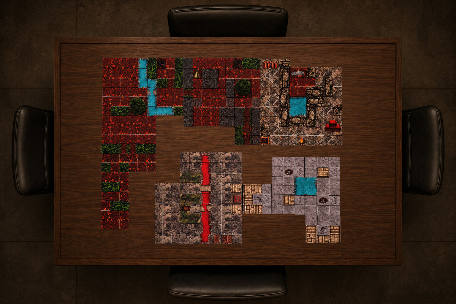 Infografik Spielabend – Kerkermeister Dungeon schnell aufgebaut perfekt für spontane Pen and Paper Runden