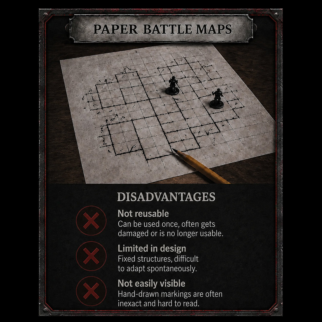 Infographic compatibility – Kerkermeister compatible with D&D Pathfinder and all tabletop 