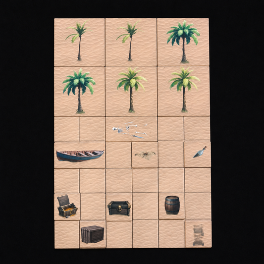 Platzsparende Battlemap Strand – Verpackung des Kerkermeister Strand Mini Starters