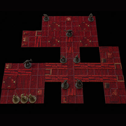 Kerkermeister Taverne Set – modulare Battlemap mit aufgebautem Dungeon für Dungeon Master